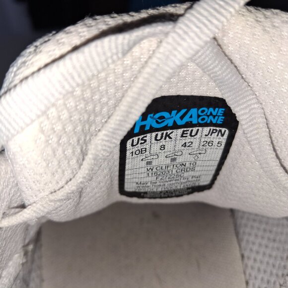 Hoka Womens Clifton 10 size 10B - Picture 6 of 8